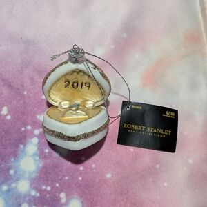 Robert Stanley Gold and Silver Ring Ornament